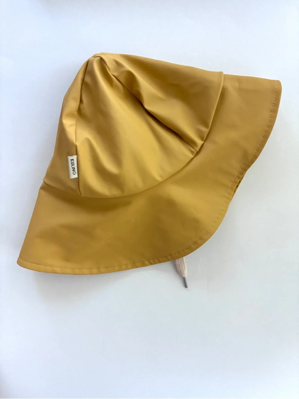 Kuling Mustard Yellow Kids Rain Hat
